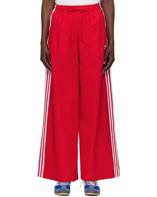 Adidas Originals Red Adilenium Season 3 Oversized Track Pants