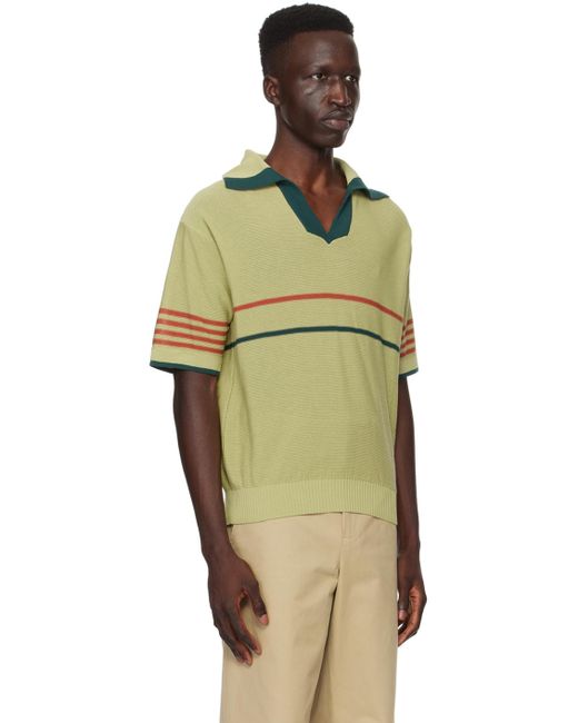 Polo palmer vert Bode pour homme en coloris Multicolor