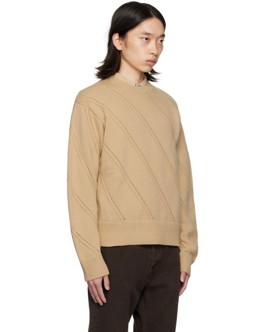 Ferragamo Black Virgin Wool Sweater for men