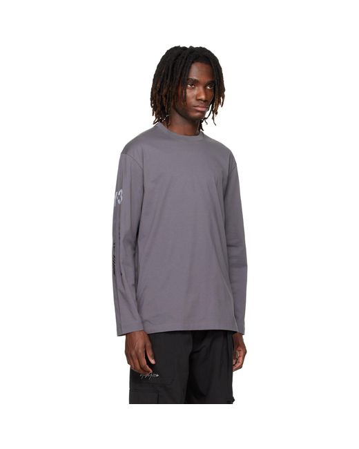Y-3 Purple Mercedes-Amg F1 Edition Chaos Logo T-Shirt for men