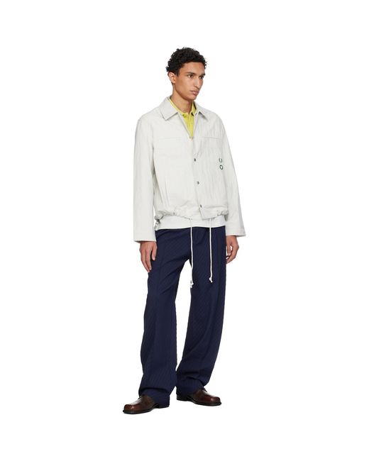 Craig Green Yellow Fred Perry Edition 'Half And Half' Polo for men