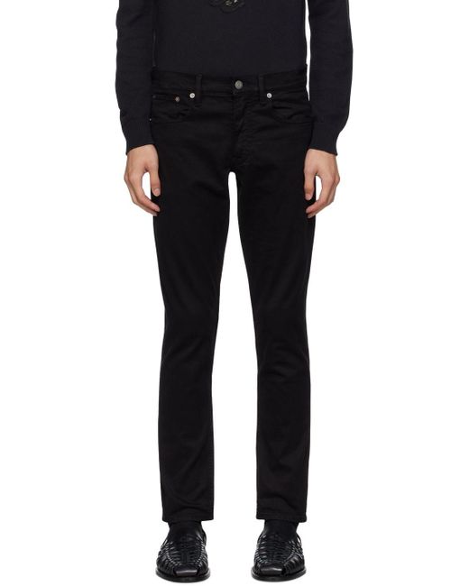 Ralph Lauren Purple Label Black Slim-fit Jeans for Men | Lyst