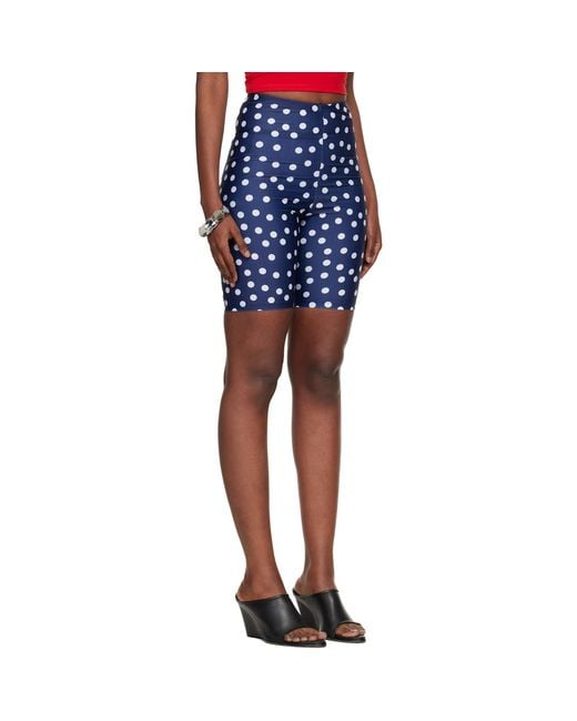Jean Paul Gaultier Blue 'The Polka-Dot' Shorts