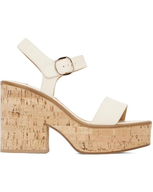 Gabriela Hearst Off-white Sardis Wedge Sandals