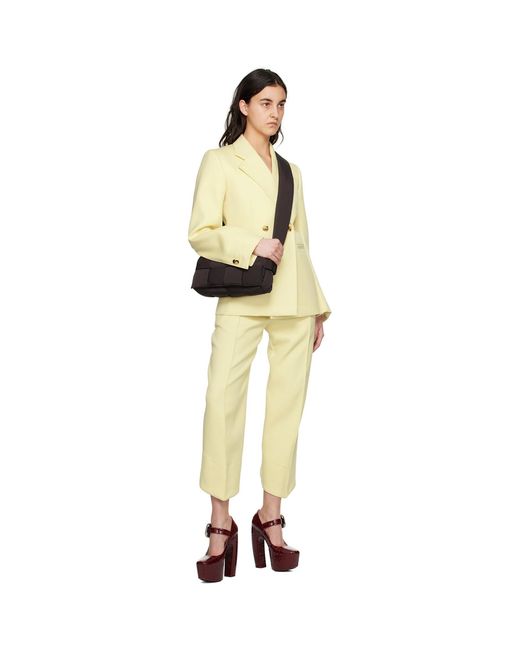 Bottega Veneta Multicolor Yellow Curved Trousers