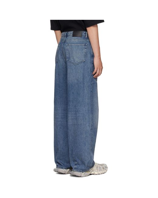 Han Kjobenhavn Blue Baggy Jeans for men