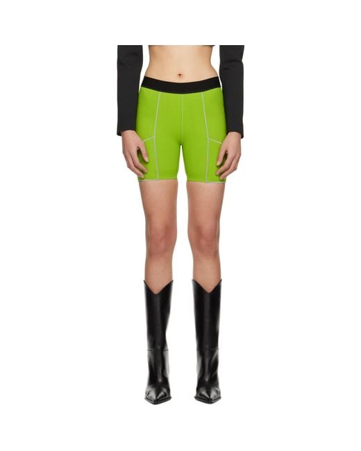 Coperni Green C+ Shorts