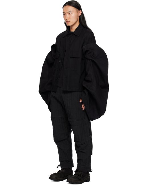 メンズ Julius ブラック デニム レッグカバー ブラック | Lyst