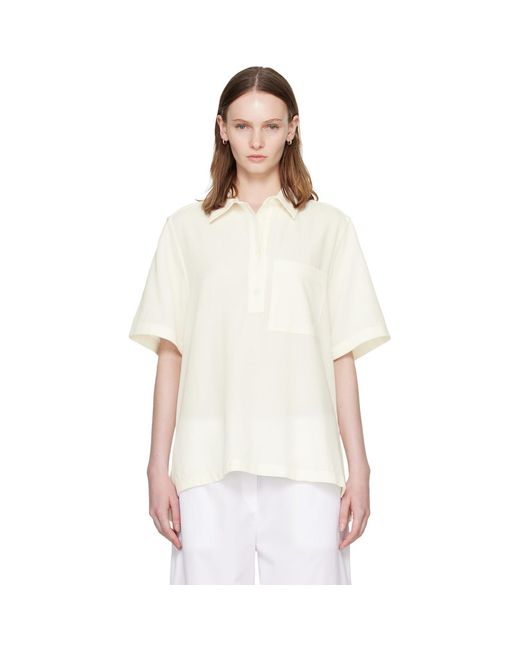 Totême White Off- Fluid Polo