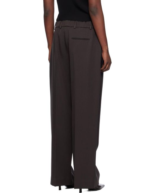 The Row Black Roan Trousers