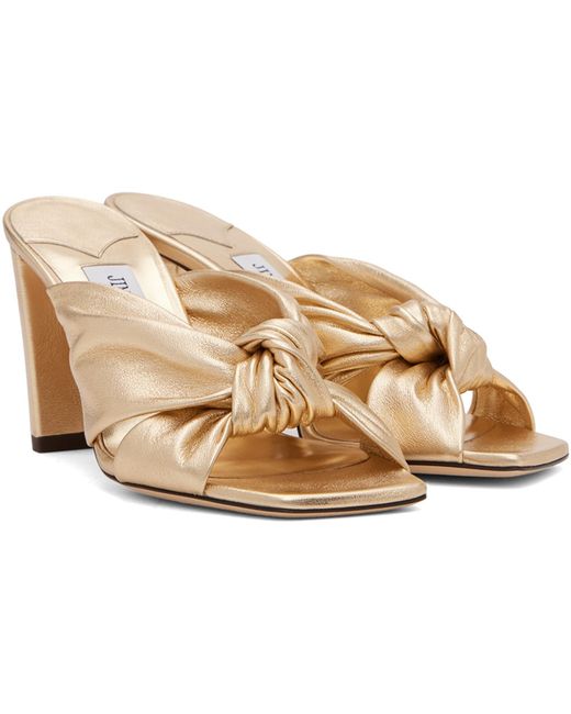 Jimmy Choo Black Avenue 85 Mules