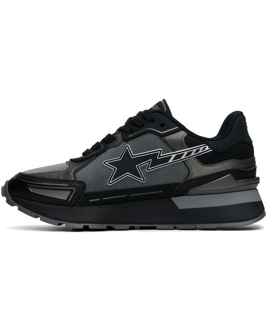 A Bathing Ape Black Cross Sta #1 Sneakers for men