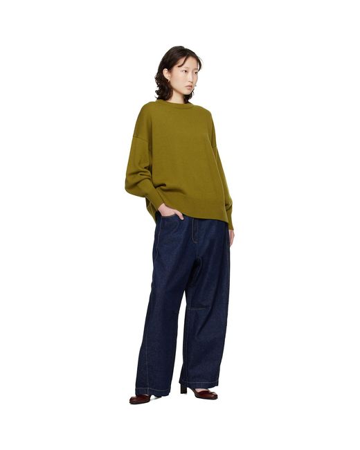 Cordera Green Merino Wool Oversized Sweater