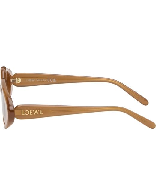 Loewe Black Slim Sunglasses for men
