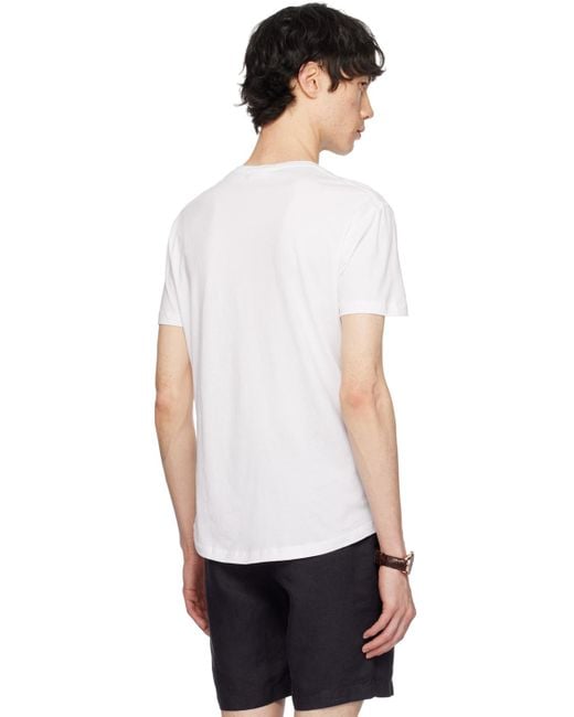 Orlebar Brown White Ob-t T-shirt for men