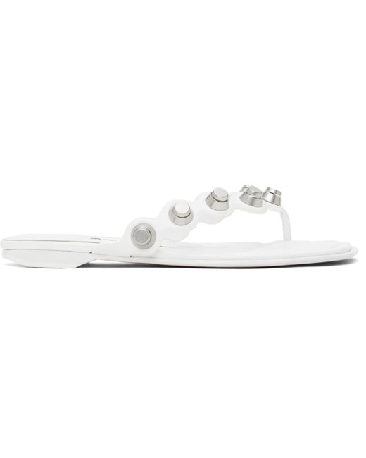 Alexander Wang Black Rexa Thong Flat Sandals