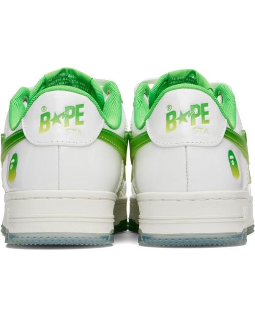 A Bathing Ape Gray Sta #4 L Sneakers