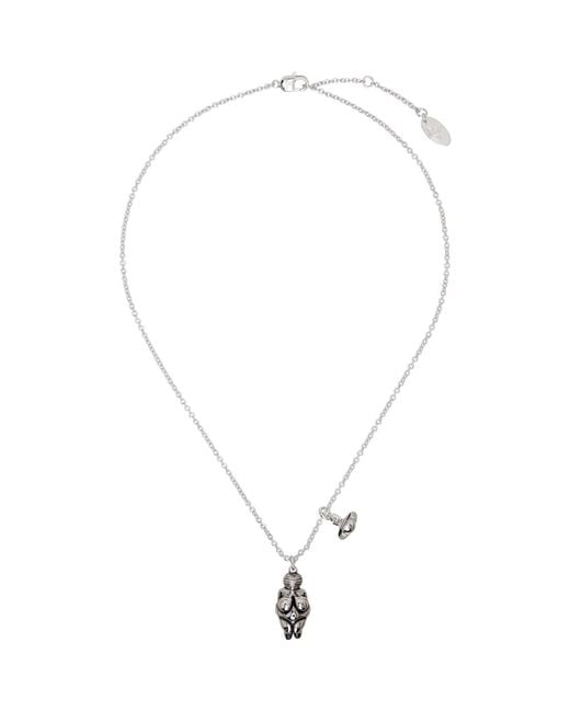Vivienne Westwood Metallic Venus Small Pendant Necklace