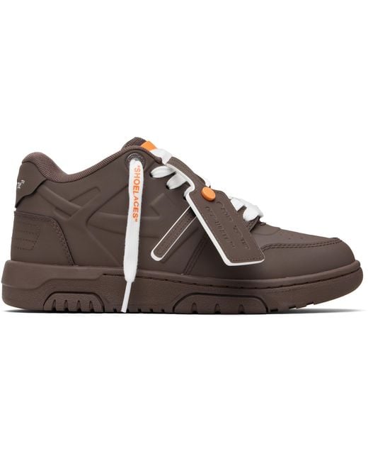 Off-White c/o Virgil Abloh Black 'Out Of Office' Molded Sneakers