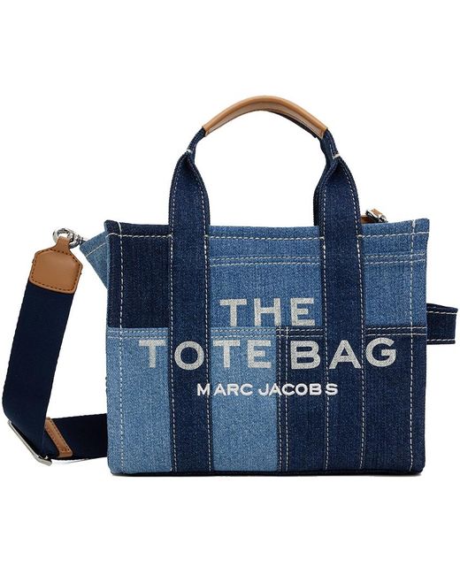 Marc Jacobs Blue 'the Denim Small' Tote
