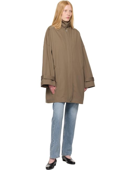 Trench Surdimensionné Taupe Totême  en coloris Blue