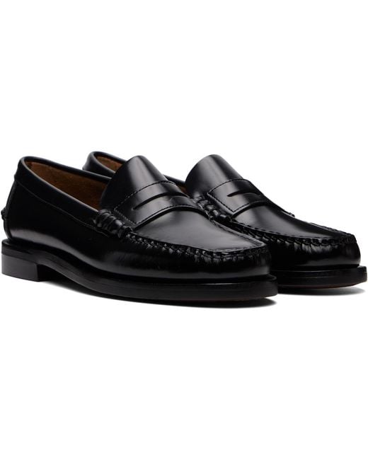 Sebago Black Classic Dan Loafers for men