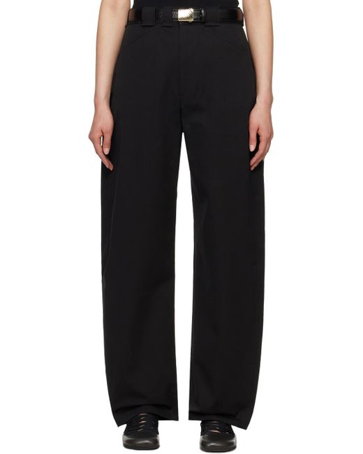 Lemaire Black Large Trousers