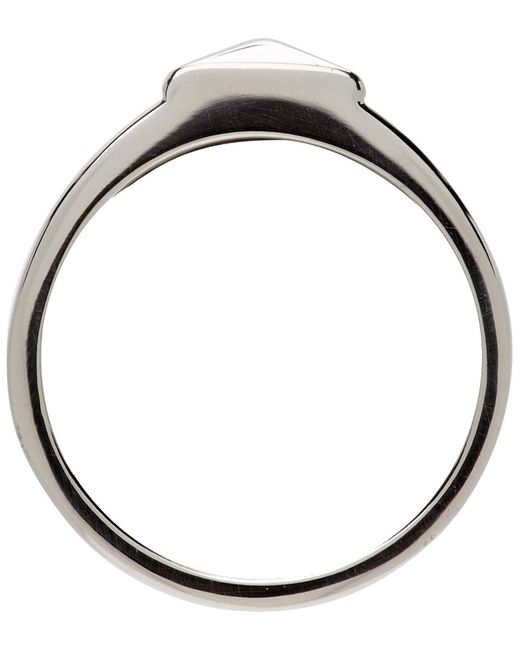 Givenchy Multicolor Silver 4g Ring for men