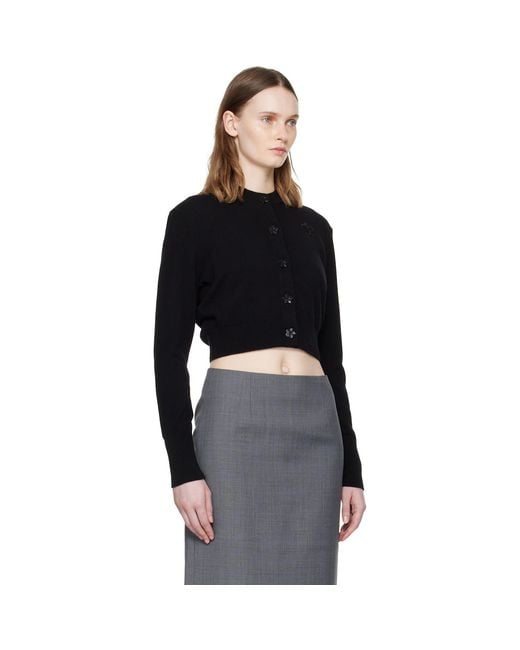 CECILIE BAHNSEN Black Dua Cardigan