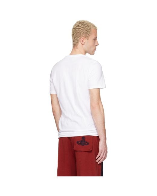 Vivienne Westwood White Two-Pack Cotton Jersey T-Shirts for men