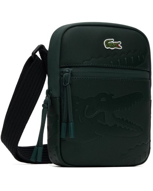 ショルダーバッグ Lacoste Men's Small LCST Slimline Petit Pique Satchel Small LCST Slimline Petit Piqué Satchel – Lacoste ZA