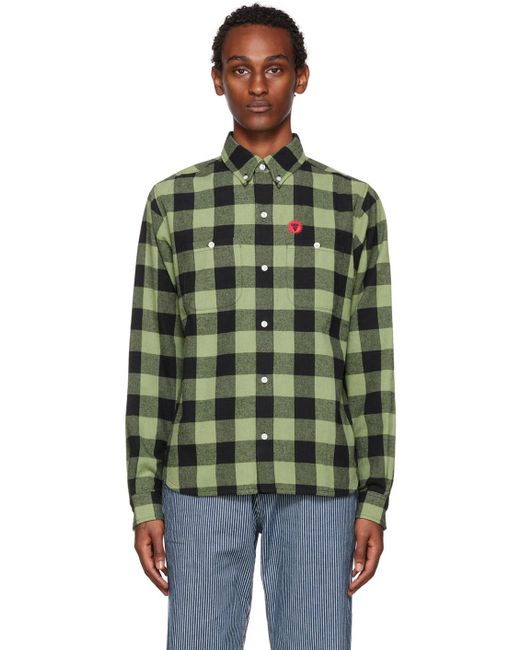 ICECREAM Cotton Check Shirt in Green for Men | Lyst