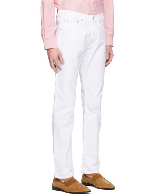 Polo Ralph Lauren White Varick Jeans for men