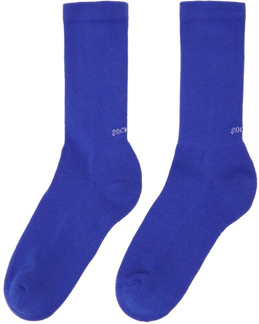 Socksss Blue Two-pack Socks for men