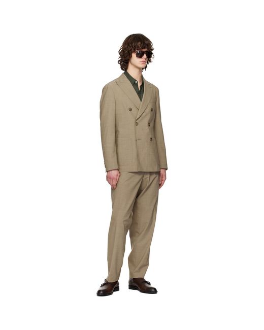 Boss Multicolor Double-Breasted Blazer for men