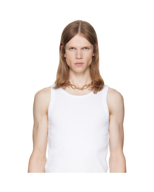 Marni Metallic Chain Necklace for men