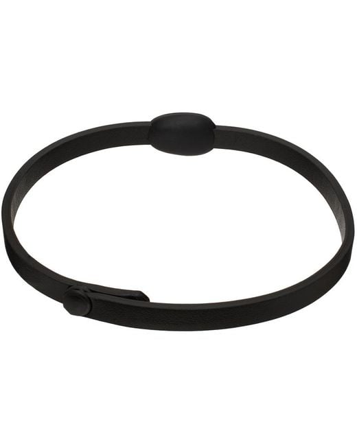 DIESEL Black A-1dr Pod C Bracelet for men