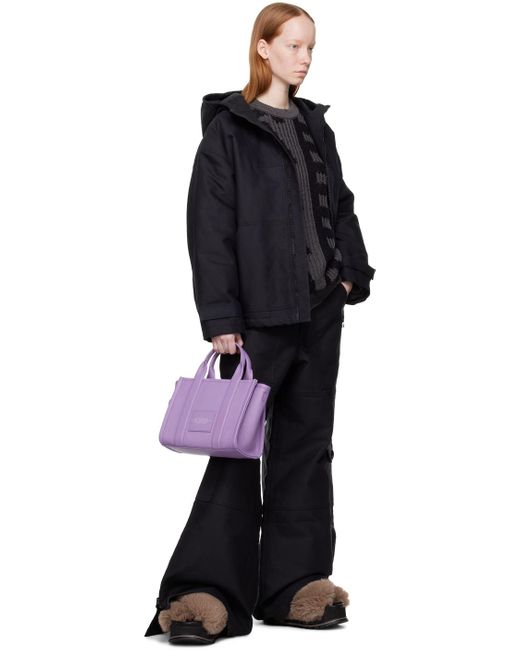 Marc Jacobs パープル The Leather Small トートバッグ Purple