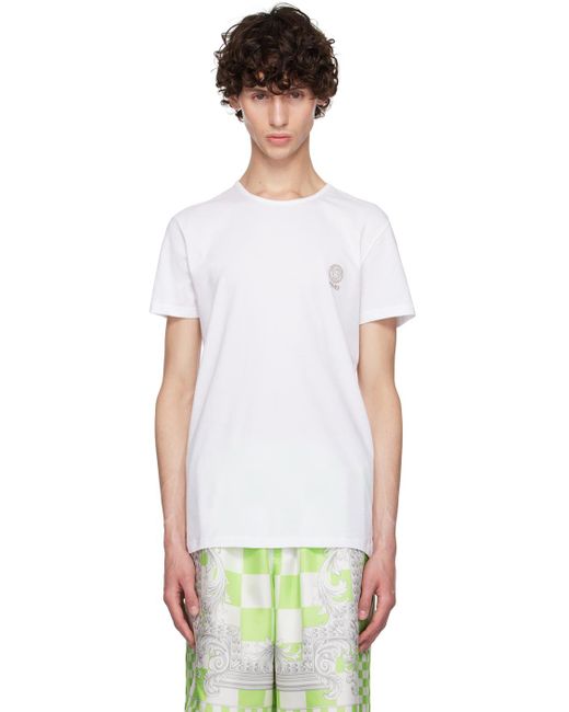 Versace Black Two-Pack Medusa T-Shirts for men