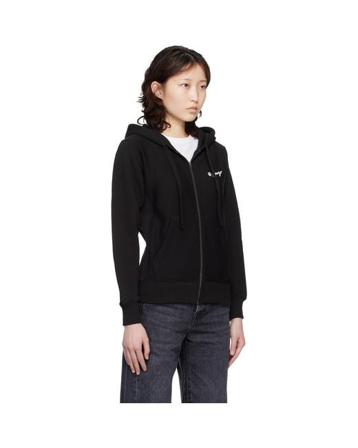 KENZO Black Paris Wild Tiger' Zip Up Hoodie