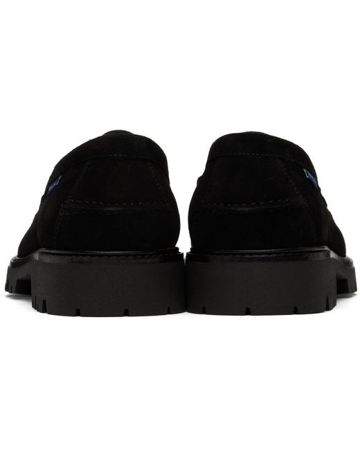 Paul Smith Black Suede Bolzano Loafers for men