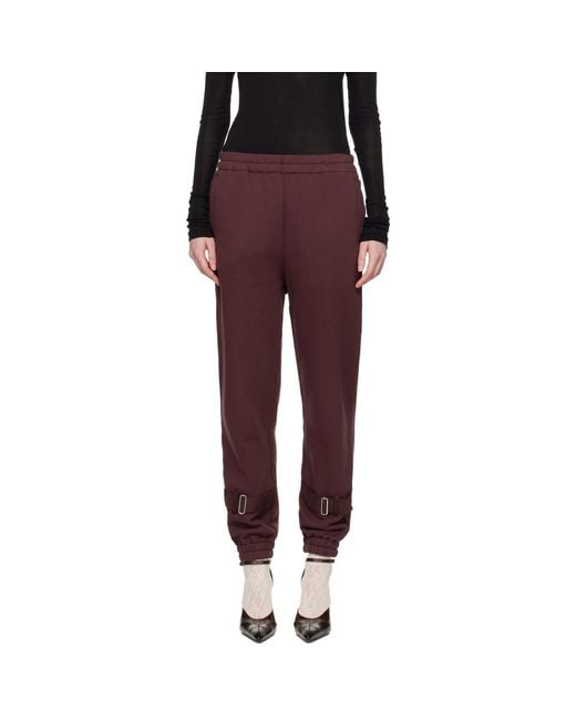Undercover Black Burgundy Up2E1505 Lounge Pants