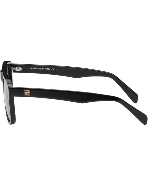 Totême  Black 'The Navigator' Sunglasses