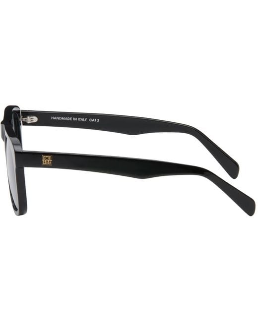 TOTEME 'The Navigator' Sunglasses in Black | Lyst Australia