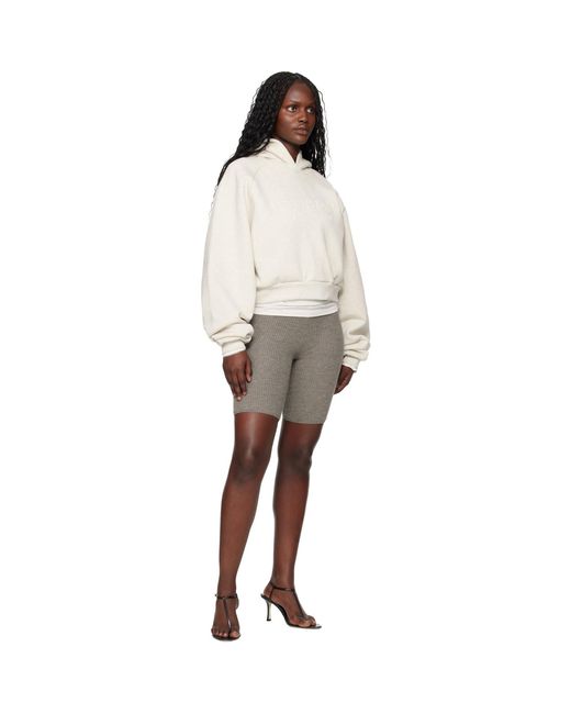 Fear Of God Gray Holiday Embossed 90S Raglan Hoodie