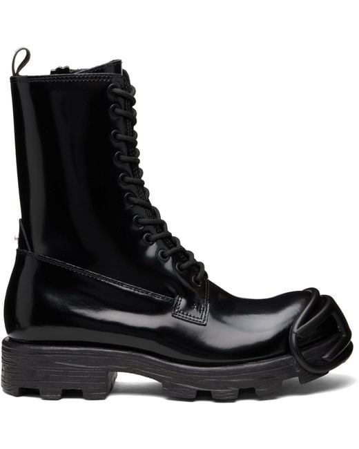 DIESEL Black D-Hammer Bt D Boots for men