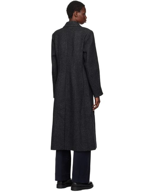 Studio Nicholson Black Weir Coat