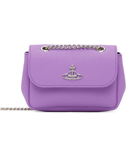 Vivienne Westwood Purple Small Purse Chain Bag