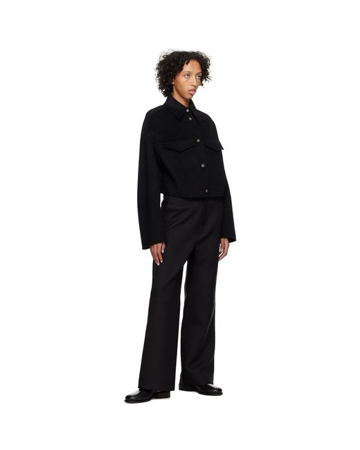 Nanushka Black Vidia Trousers