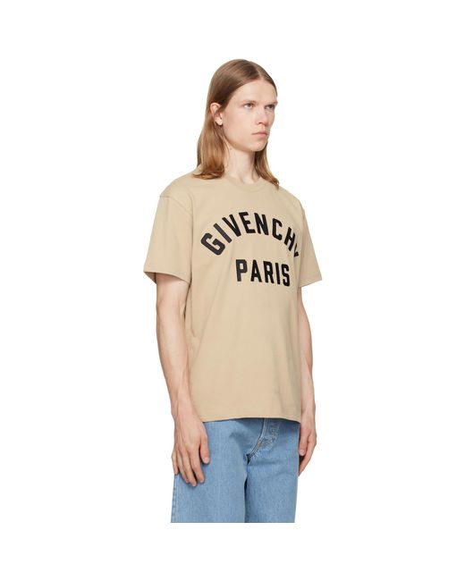 Givenchy Natural Paris' Cotton T-Shirt for men